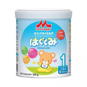 Sữa Morinaga Hagukumi số 1 Nhật Bản 320g (Cho bé 0 - 6 tháng.