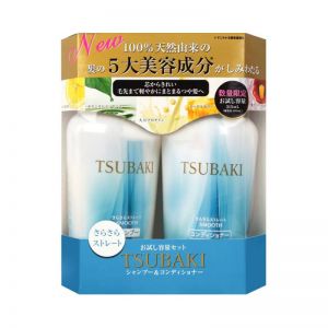 Bộ dầu gội và dầu xả suôn mượt Shiseido Tsubaki Smooth 450ml.